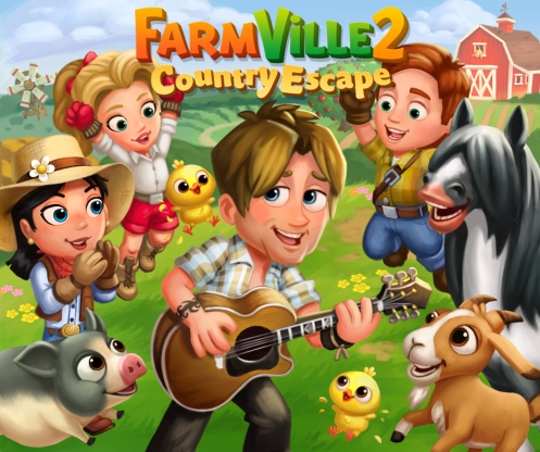 Keith Urban in FarmVille 2 Country Escape